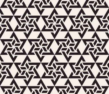 Vektör seamless modeli. Modern şık soyut doku. Geometrik şekiller yinelenen