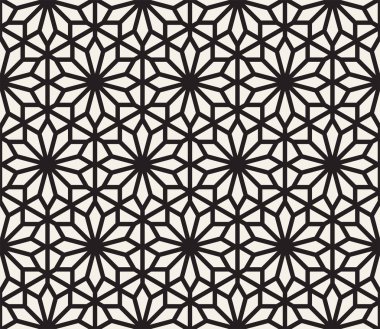 Vektör seamless modeli. Modern şık soyut doku. Geometrik şekiller yinelenen