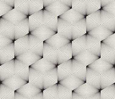 Vektör seamless modeli. Modern şık soyut doku. Geometrik yinelenen döşer çizgili öğeleri ben
