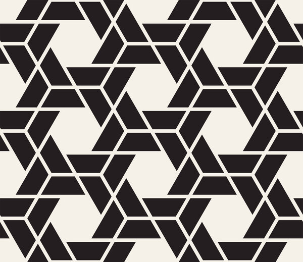 Векторный бесшовный шаблон. Современная стильная абстрактная текстура. Повторяющиеся геометрические плитки