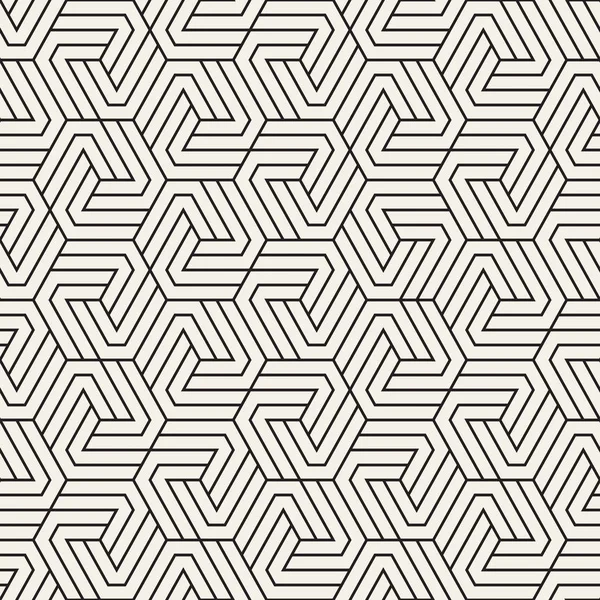 Vektor nahtlose abstrakte Formen Muster. moderne stilvolle Streifen Textur. Wiederholung geometrischer Kacheln — Stockvektor