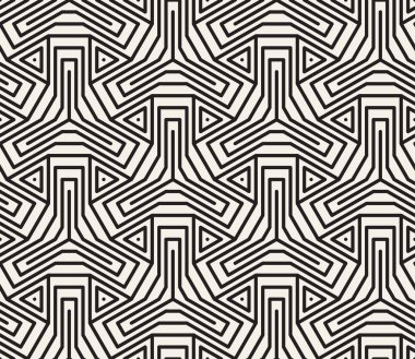 Vektör kusursuz desen. Modern stil soyut doku. Tekrarlanan geometrik fayanslar