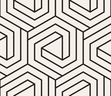 Vektör kusursuz desen. Modern stil soyut doku. Tekrarlanan geometrik fayanslar
