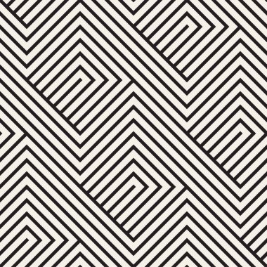 Vektör seamless modeli. Modern şık soyut doku. Geometrik yinelenen