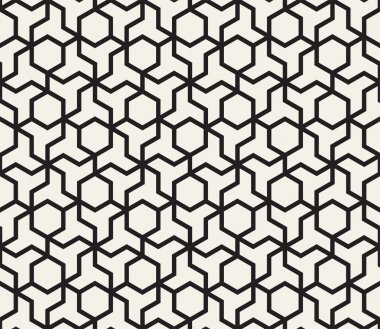 Vektör seamless modeli. Modern şık soyut doku. Geometrik yinelenen döşer çizgili öğeleri ben