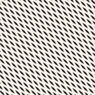 Dalgalı çizgiler desen vektör sorunsuz siyah ve beyaz el çekilmiş