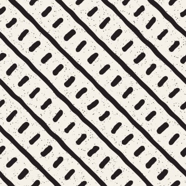 Elle çizilmiş çizgiler seamless grungy modeli. Soyut geometrik yinelenen kiremit doku