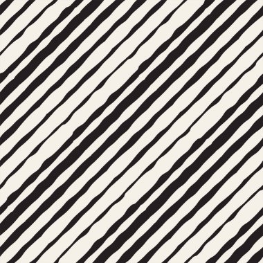 Sorunsuz soyut çizilmiş desen ver. Vektör Serbest çizgiler arka plan doku. Mürekkep fırça darbeleri geometrik tasarım.