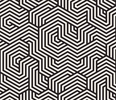 Vektör kusursuz desen. Modern stil soyut doku. Tekrarlanan geometrik fayanslar