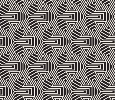 Vektör kusursuz desen. Modern stil soyut doku. Tekrarlanan geometrik fayanslar