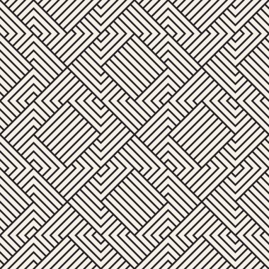 Vektör seamless modeli. Modern şık soyut doku. Geometrik yinelenen