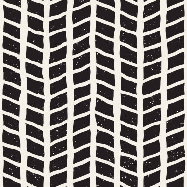 Basit mürekkep geometrik desen. Tek renkli siyah ve beyaz konturlar arka plan. Tasarımınız için çizilen mürekkep doku el