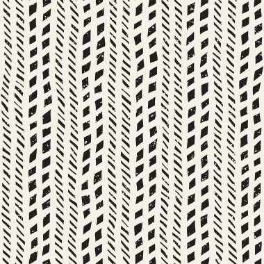 Basit mürekkep geometrik desen. Tek renkli siyah ve beyaz konturlar arka plan. Tasarımınız için çizilen mürekkep doku el