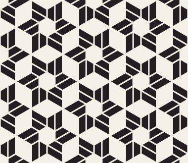 Vektör seamless modeli. Modern şık soyut doku. Geometrik yinelenen döşer çizgili öğeleri ben