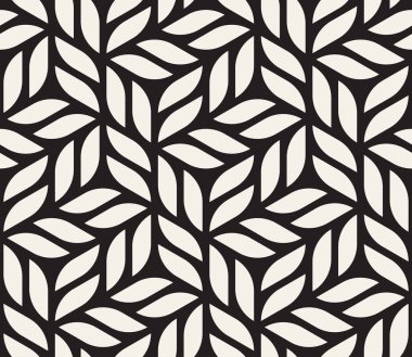 Vektör seamless modeli. Modern şık soyut doku. Fayans çizgili öğeleri üzerinden yinelenen