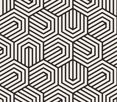 Vektör kusursuz desen. Modern stil soyut doku. Tekrarlanan geometrik fayanslar