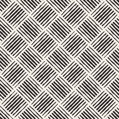 Sorunsuz soyut çizilmiş desen ver. Vektör Serbest çizgiler arka plan doku. Mürekkep fırça darbeleri geometrik tasarım.