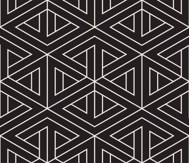 Vektör kusursuz desen. Modern stil soyut doku. Tekrarlanan geometrik fayanslar