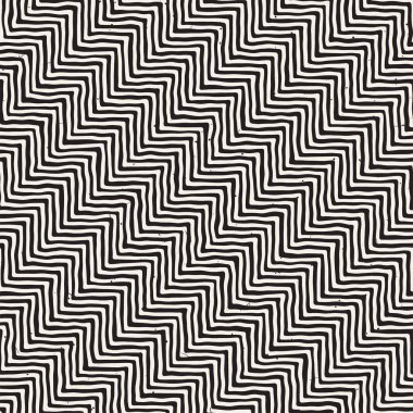 Basit mürekkep geometrik desen. Tek renkli siyah ve beyaz konturlar arka plan. Tasarımınız için çizilen mürekkep doku el