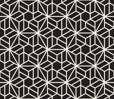 Vektör seamless modeli. Modern şık soyut doku. Geometrik yinelenen döşer çizgili öğeleri ben