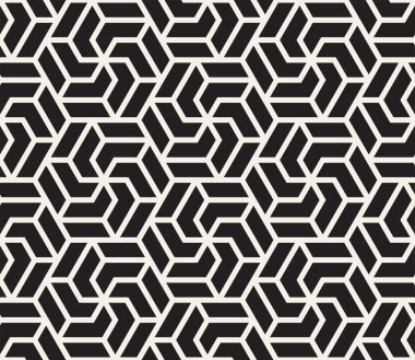 Vektör seamless modeli. Modern şık soyut doku. Geometrik yinelenen döşer çizgili öğeleri ben