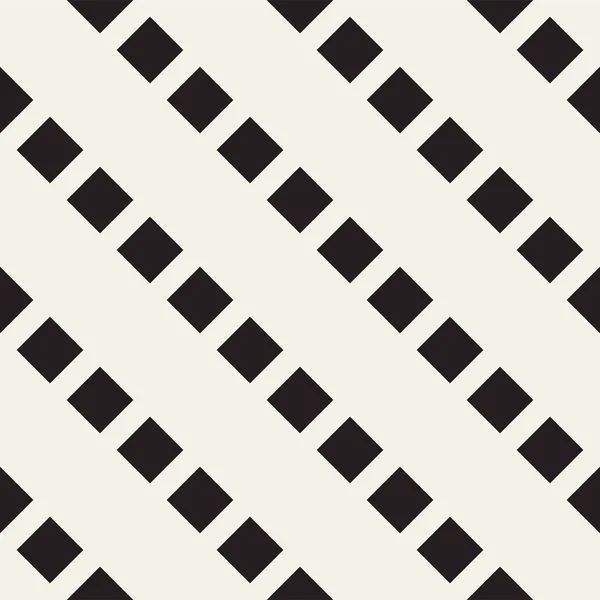 Trendy monochrome twill weave Lattice. Abstract Geometric Background Design. Vector Seamless Pattern. — Stock Vector