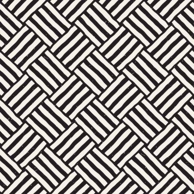 Elle çizilmiş sorunsuz yinelenen desen fayans hatları ile. Grungy freehand arka plan dokusu.