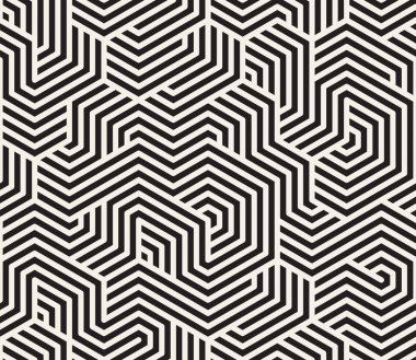 Vektör kusursuz desen. Modern stil soyut doku. Tekrarlanan geometrik fayanslar