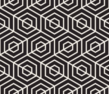 Vektör kusursuz desen. Modern stil soyut doku. Tekrarlanan geometrik fayanslar
