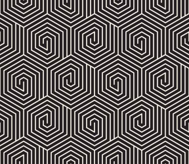 Vektör kusursuz desen. Modern stil soyut doku. Tekrarlanan geometrik fayanslar