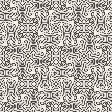 Vektör kusursuz desen. Modern stil soyut doku. Tekrarlanan geometrik fayanslar