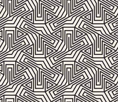 Vektör kusursuz desen. Modern stil soyut doku. Tekrarlanan geometrik fayanslar