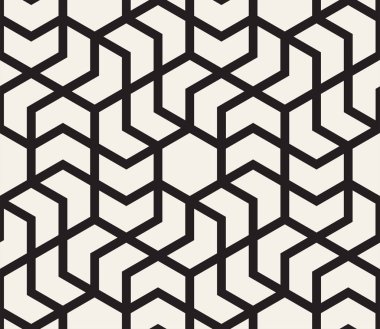 Vektör seamless modeli. Modern şık soyut doku. Geometrik yinelenen döşer çizgili öğeleri ben