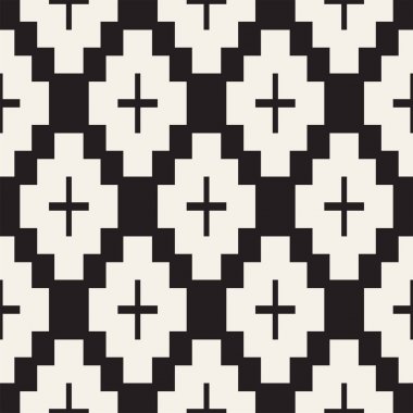 Kusursuz yüzey geometrik tasarımı. Tekrarlanan fayans süsleme arka planı. Vektör şekilleri deseni