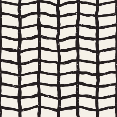 Basit mürekkep geometrik desen. Tek renkli siyah ve beyaz konturlar arka plan. Tasarımınız için elle çizilmiş doku