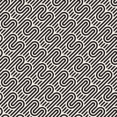 Vektör kusursuz desen. Modern stil soyut doku. Tekrarlanan geometrik fayanslar