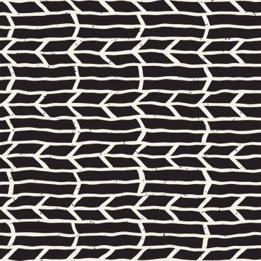 Elle çizilmiş çizgiler seamless grungy modeli. Soyut geometrik yinelenen kiremit doku