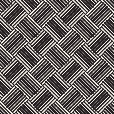 Sorunsuz soyut çizilmiş desen ver. Vektör Serbest çizgiler arka plan doku. Mürekkep fırça darbeleri geometrik tasarım.