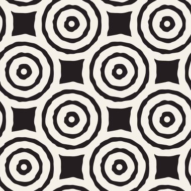 Sorunsuz soyut çizilmiş desen ver. Vektör Serbest çizgiler arka plan doku. Mürekkep fırça darbeleri geometrik tasarım.