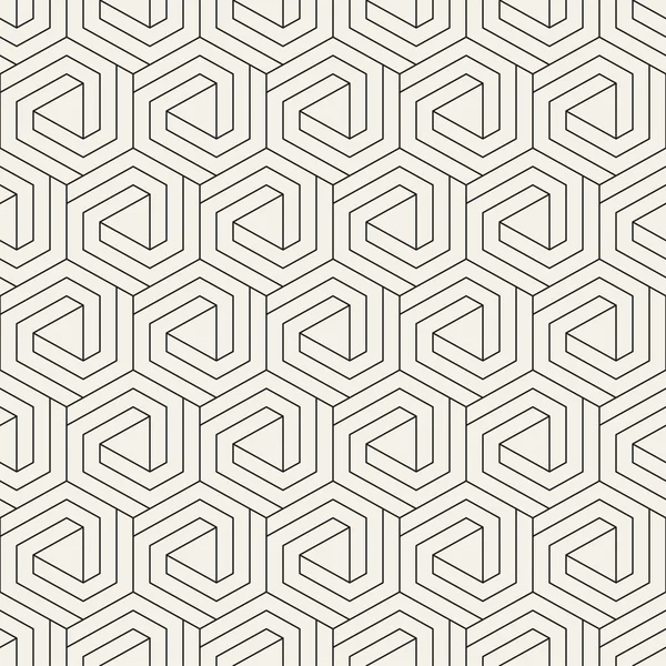 ベクターのシームレスな格子パターン。モノクロ トレリスとモダンなスタイリッシュなテクスチャです。幾何学的なグリッドを繰り返し。シンプルなデザインの背景. — ストックベクタ