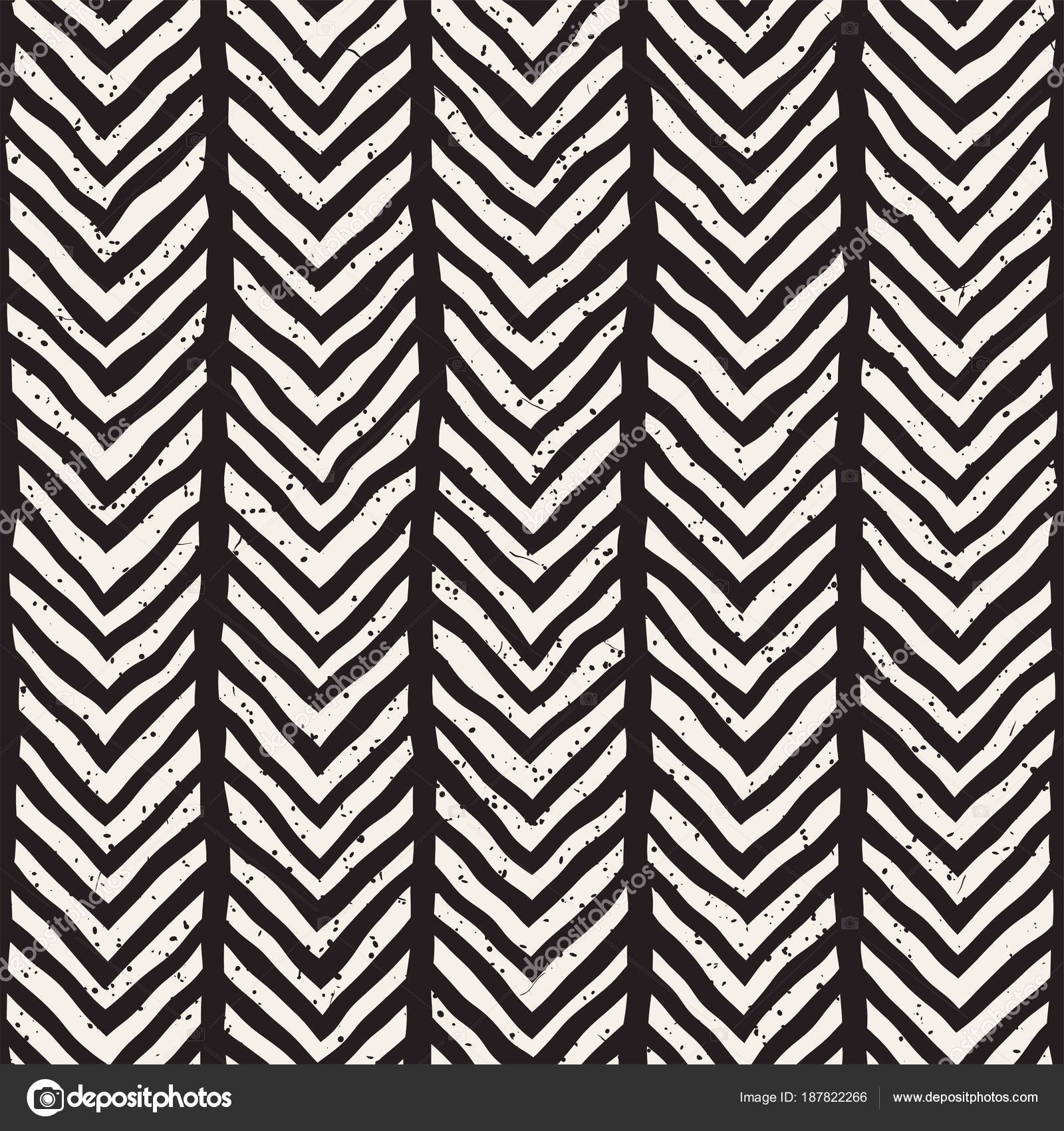 Simple Ink Geometric Pattern Monochrome Black And White Strokes Background Hand Drawn Texture For Your Design Stock Vector C Samolevsky 187822266