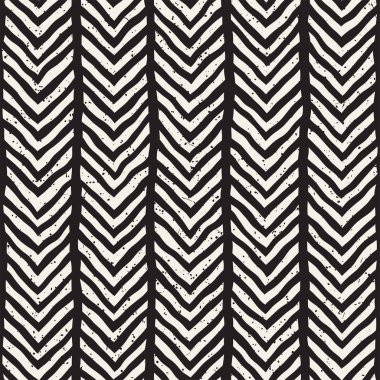 Basit mürekkep geometrik desen. Tek renkli siyah ve beyaz konturlar arka plan. Tasarımınız için elle çizilmiş doku