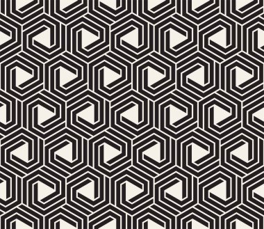 Vektör kusursuz desen. Modern stil soyut doku. Tekrarlanan geometrik fayanslar