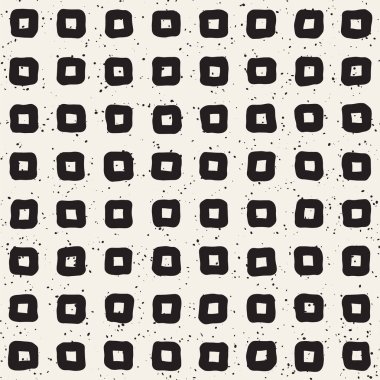 Elle çizilmiş stil etnik seamless modeli. Siyah ve beyaz soyut grungy geometrik arka plan.