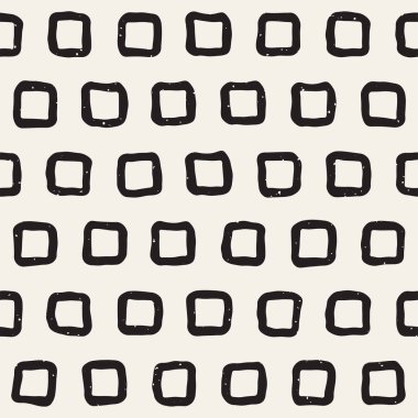 Elle çizilmiş stil etnik seamless modeli. Siyah ve beyaz soyut grungy geometrik arka plan.