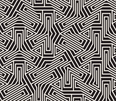 Vektör kusursuz desen. Modern stil soyut doku. Tekrarlanan geometrik fayanslar