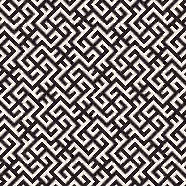 Vektör kusursuz desen. Modern stil soyut doku. Tekrarlanan geometrik fayanslar