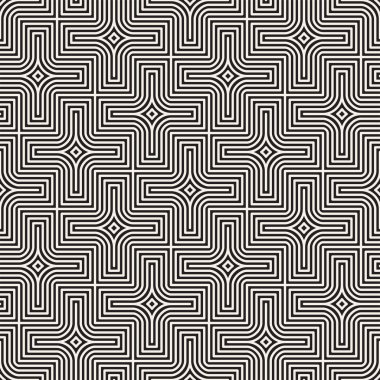 Vektör kusursuz desen. Modern stil soyut doku. Tekrarlanan geometrik fayanslar