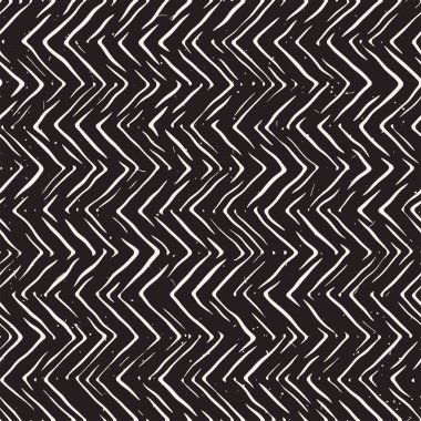 Basit mürekkep geometrik desen. Tek renkli siyah ve beyaz konturlar arka plan. Tasarımınız için elle çizilmiş doku