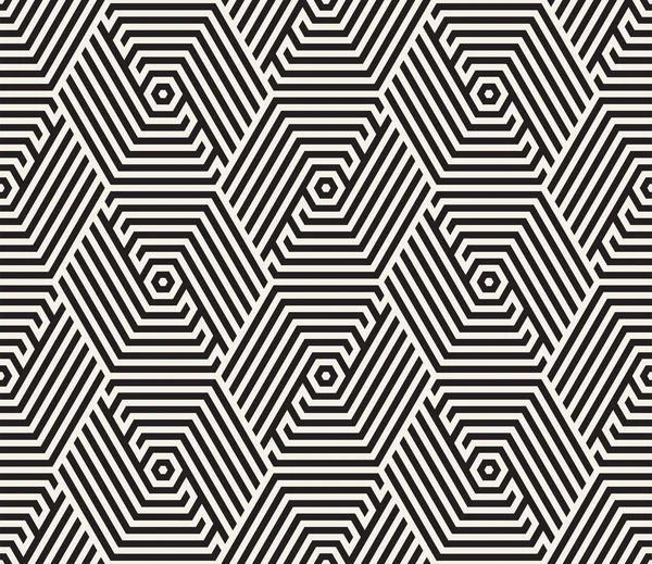 Vector sömlösa mönster. Moderna eleganta abstrakt konsistens. Upprepande geometriska plattor från randiga element jag — Stock vektor
